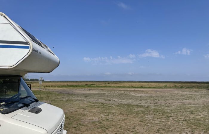 Stellplatz im Slowinzischen Nationalpark in Polen