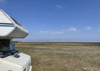 Stellplatz im Slowinzischen Nationalpark in Polen